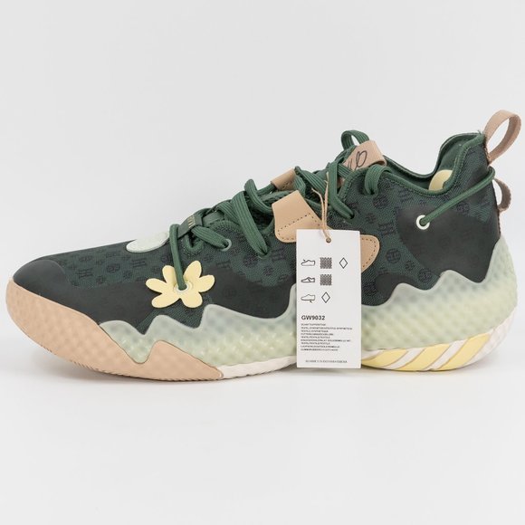 Adidas Harden Vol. 6 \'Green Oxide Monogram\' GW9032 Basketball size 10.5 main image 5